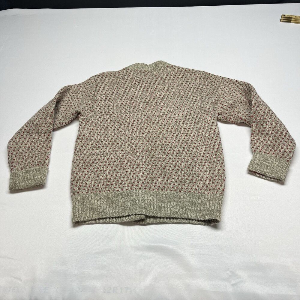 Vintage 1990s Wool Hearts L.L. Bean Cardigan Sweater - Picture 7 of 7